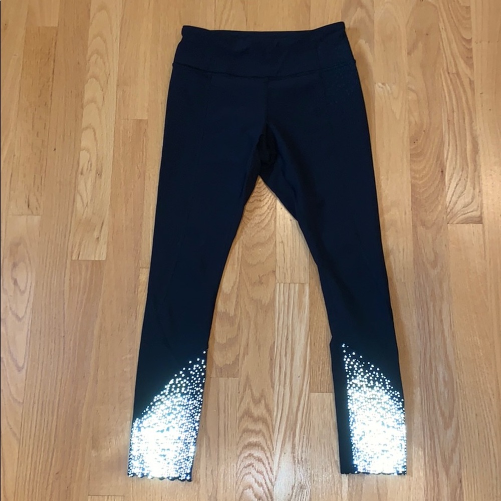 Reflective black lululemon leggings